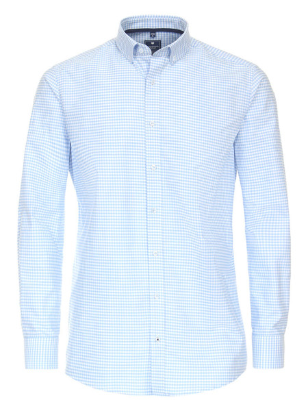 Chemise Redmond REGULAR FIT BEAUX OXFORD bleu clair avec col Button Down en coupe classique