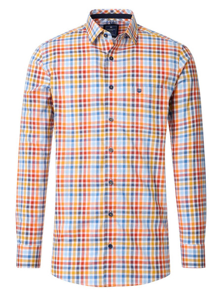 Chemise Redmond COMFORT FIT BEAUX OXFORD jaune avec col Kent en coupe classique