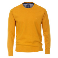 Pull Redmond jaune en coupe classique